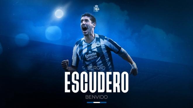 Sergio Escudero, nuevo fichaje herculino (Foto: RC Deportivo).