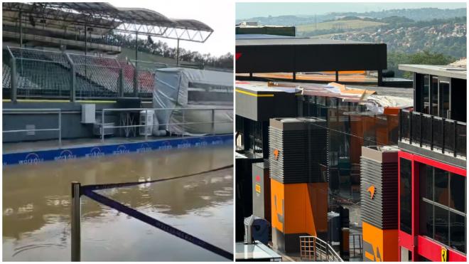 Inundaciones en el GP de Hungría