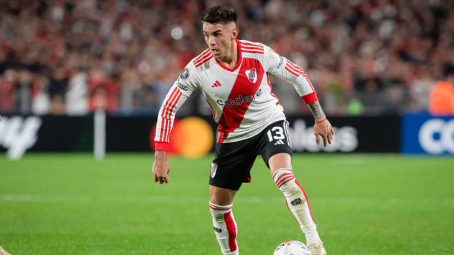 Enzo Díaz, con la camiseta de River Plate (foto: Cordon Press).