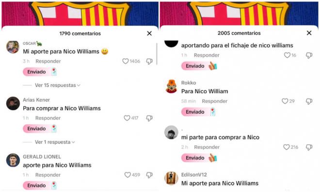 Las donaciones de los culés al Barça.