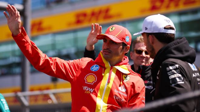 Carlos Sainz, en el GP de Silverstone (Foto: Cordon Press).