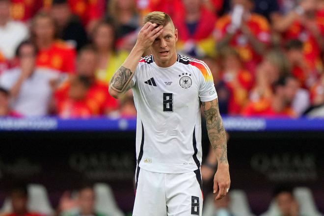 Toni Kroos, en el partido ante España durante la Eurocopa 2024 (FOTO: Cordón Press).