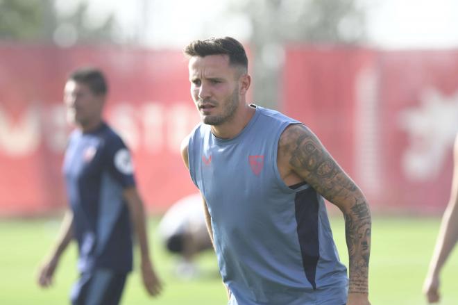 Saúl Ñíguez, en un entrenamiento (Foto: Kiko Hurtado)