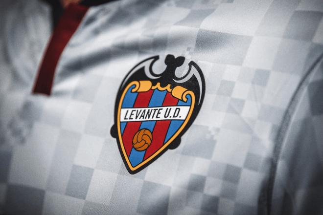 El detalle de los recuadros gris junto al escudo de esta tercera camiseta (Foto: LUD).