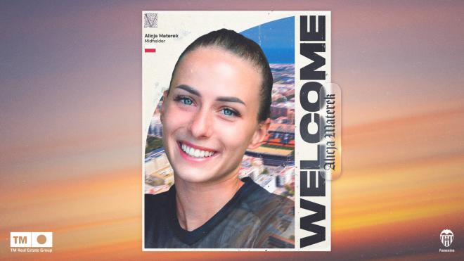 Alicja Materek, nueva jugadora de VCF Femenino.