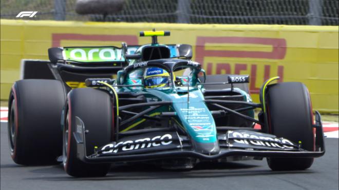 Fernando Alonso, en el Gran Premio de Hungría (Foto: F1).