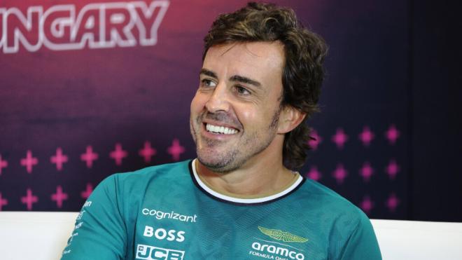 Fernando Alonso, en el Gran Premio de Hungría (Foto: Cordon Press).