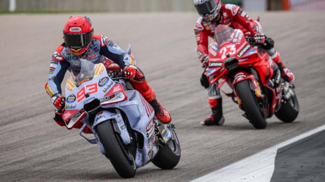 Marc Márquez, en el Gran Premio de Alemania (Foto: Cordon Press).