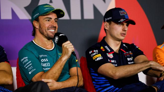 Fernando Alonso y Max Verstappen, durante la temporada 2023 (Foto: Cordon Press).