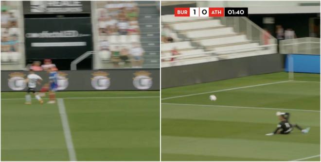 El Athletic arranca con un gol en propia de Yuri Berchiche desde medio campo