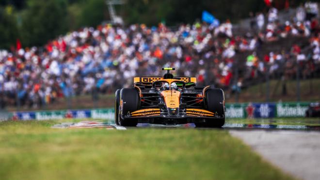 Lando Norris, en el Gran Premio de Hungría (Foto: Cordon Press).