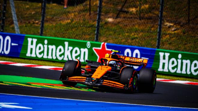 Lando Norris, en el GP de Hungría (Foto: Cordon Press).