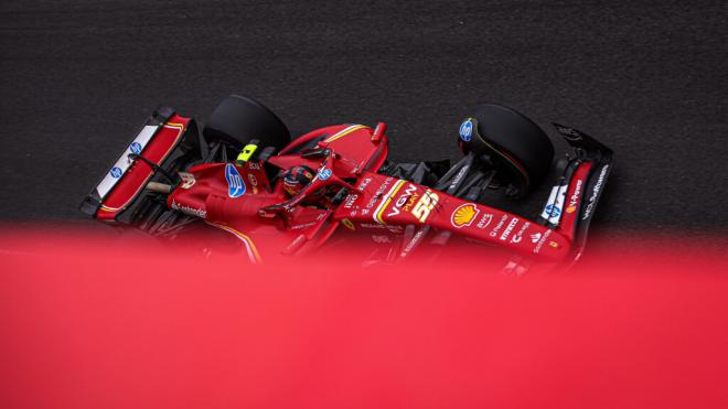 Carlos Sainz, en el Gran Premio de Hungría (Foto: Ferrari).