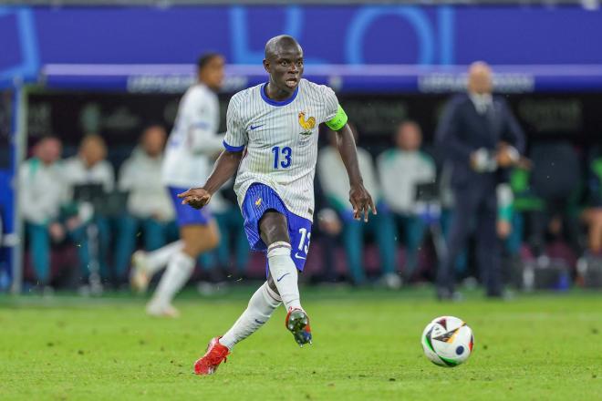 N'Golo Kanté, en un partido de Francia durante la Eurocopa (FOTO: Cordón Press).