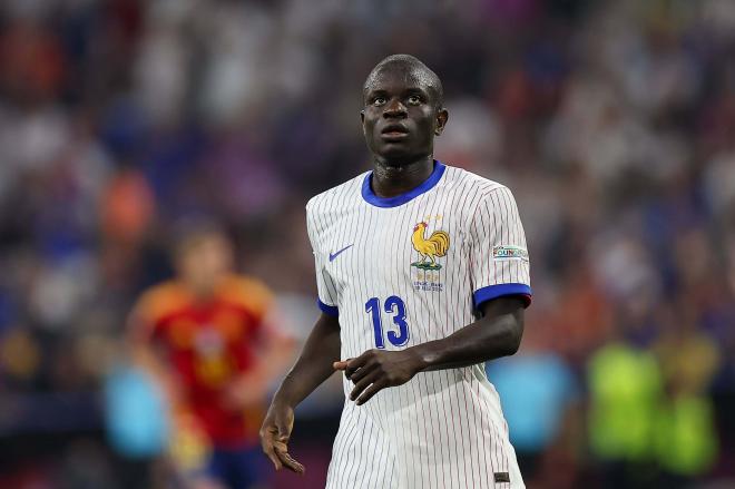 N'Golo Kanté, en un partido de Francia durante la Eurocopa 2024 (FOTO: Cordón Press).