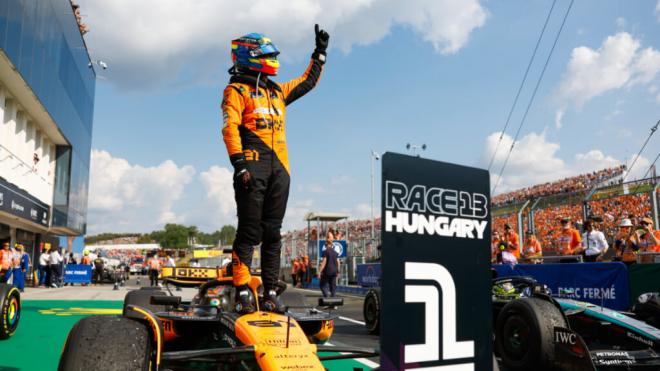 Oscar Piastri, en el Gran Premio de Hungría (Foto: McLaren).