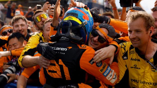 Oscar Piastri, en el Gran Premio de Hungría (Foto: McLaren).