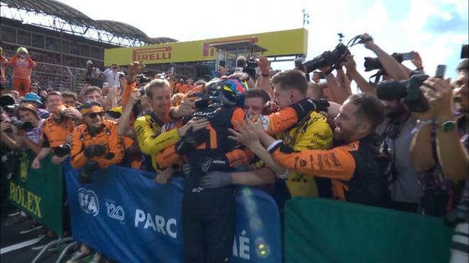 Oscar Piastri, el ganador del GP de Hungría (foto: f1).