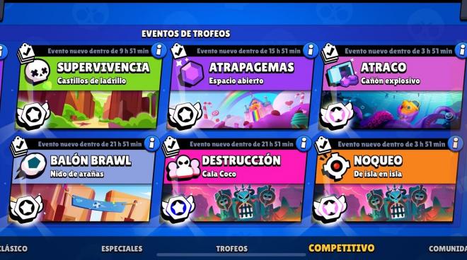 Las fichas estelares aparecen en todos los modos de juego de Brawl Stars.