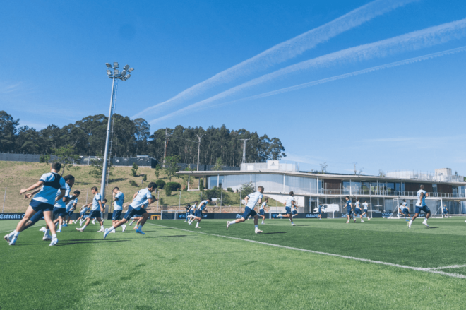 Entrenamiento en Afouteza (Foto: RC Celta).