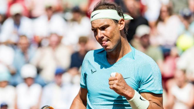 Rafa Nadal durante la final en Bastad (Cordon Press)