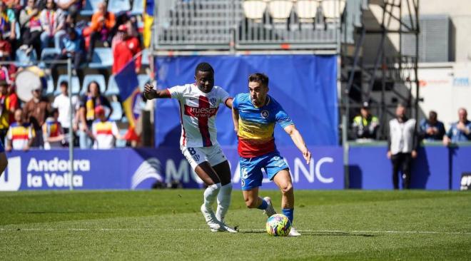 Diego Pampín ha sido un pilar fundamental en el Andorra de Eder Sarabia (Foto: FC ANDORRA).