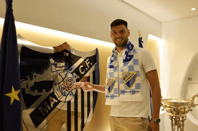 Roko Baturina, nueva incorporación para el ataque malaguista. (Foto: MCF)