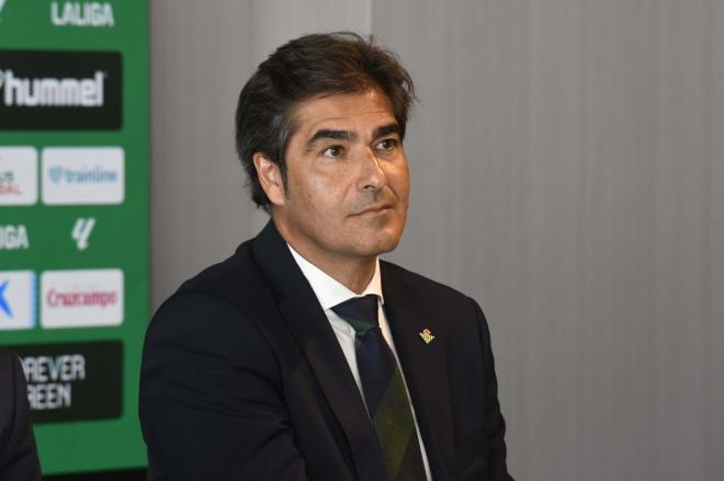 Ángel Haro, presidente del Real Betis (foto: Kiko Hurtado).