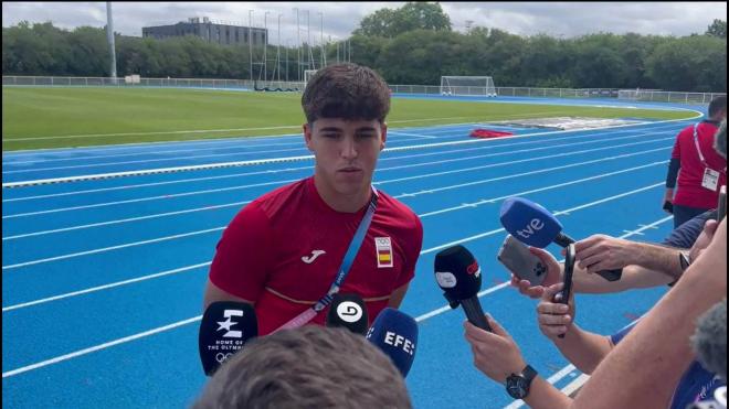 Cubarsí habla antes del debut de la selección olímpica de fútbol