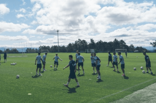 Entrenamiento en Afouteza (Foto: RC Celta).