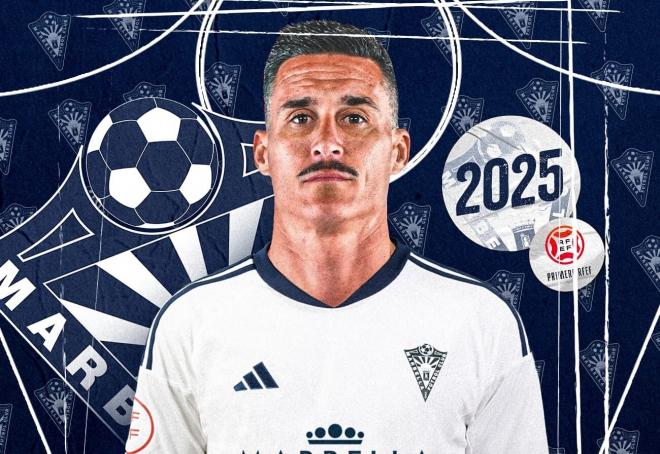 José Callejón, nuevo jugador del Marbella (Foto: Marbella).