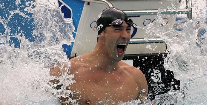 Michael Phelps es el atleta con más medallas olímpicas de la historia (foto: olympics)