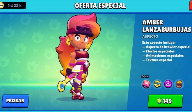 La skin de Amber llega a la tienda después de nacer en el Supercell Make.