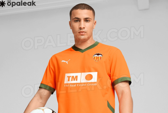 Camiseta del Valencia CF Naranja de la temporada 2024/2025