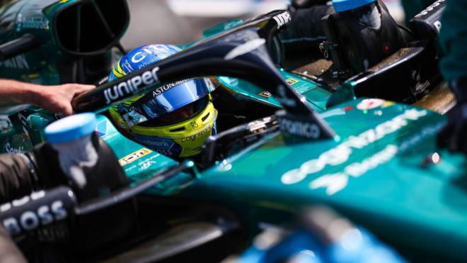 Fernando Alonso, en el Gran Premio de Hungría (Foto: Cordon Press).