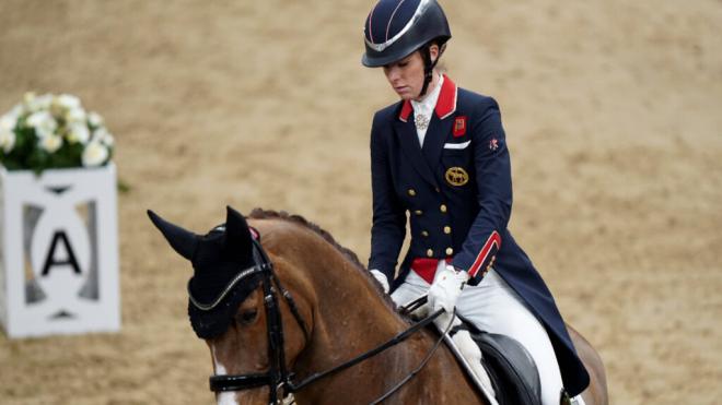 Charlotte Dujardin durante una competición (Foto: Cordon Press)