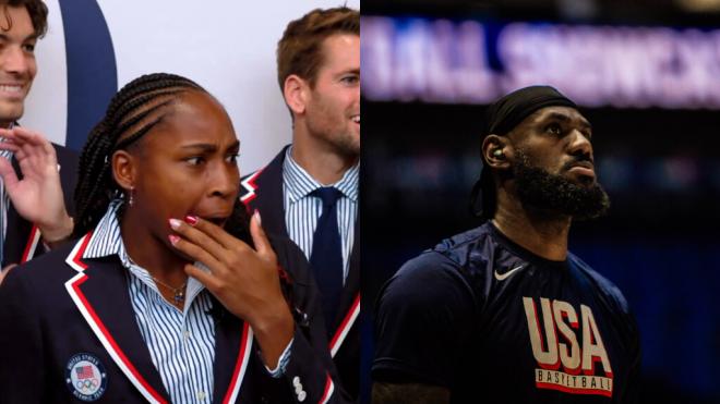 Coco Gauff y Lebron James (Montaje: Cordon Press)