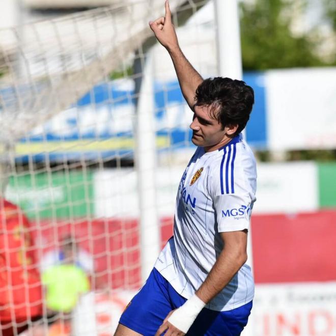 Iván Azón marcó el primer gol de la pretemporada 2024/25 para el Real Zaragoza (Foto: X @RealZar