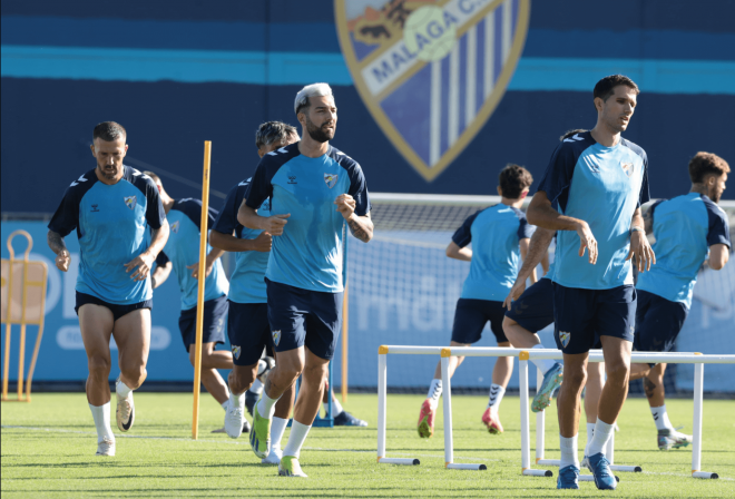 El Málaga, de pretemporada para su vuelta a Segunda. (Foto: MCF)