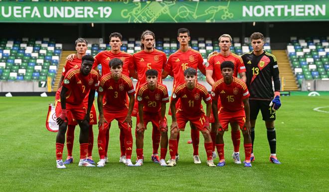 Once reciente de la selección española sub 19. (Foto: RFEF)