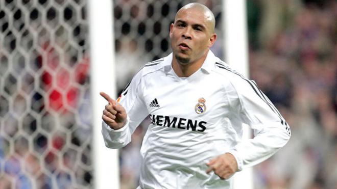 Ronaldo Nazario fue el primer brasileño firmado por Florentino Pérez para el Real Madrid (foto: realmadrid).