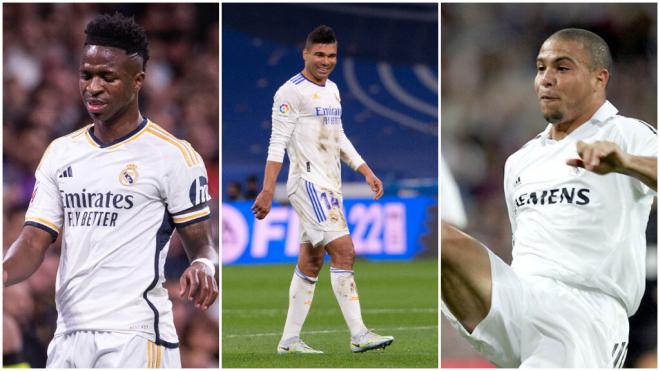 Vinicius Jr, Casemiro o Ronaldo Nazario, brasileños firmados por Florentino Pérez para el Real Madrid