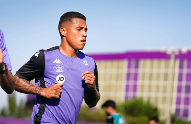 Machis regresa a los entrenamientos (Foto: Real Valladolid).