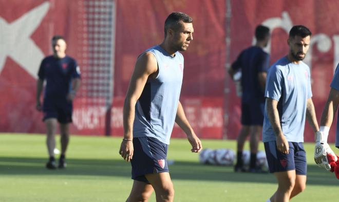 Jordán, en el entrenamiento (Foto: Kiko Hurtado)