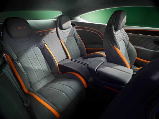 El interior del Bentley Continental GT Speed.