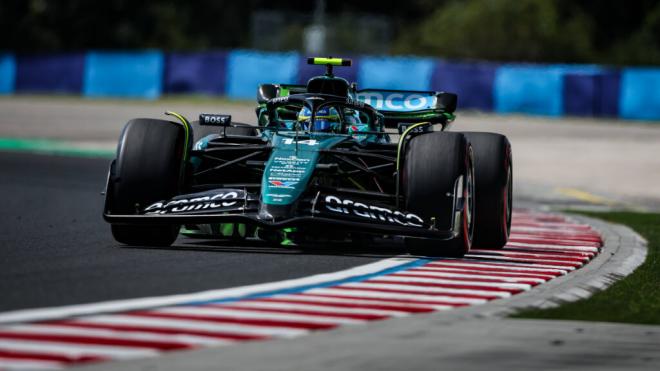 Fernando Alonso, en el Gran Premio de Hungría (Foto: Cordon Press).