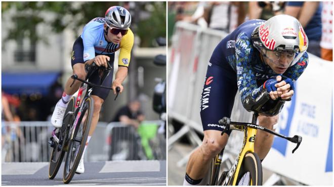 Remco Evenepoel y Wout van Aert comparten su decepción en los Juegos Olímpicos de París 2024 (fo