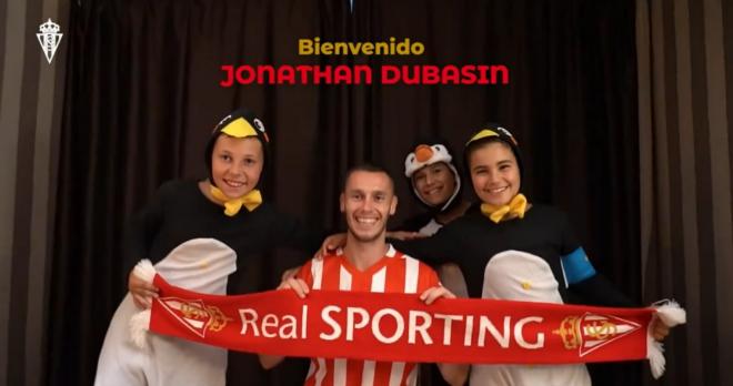 Jonathan Dubasin, nuevo fichaje rojiblanco (Foto: Real Sporting).