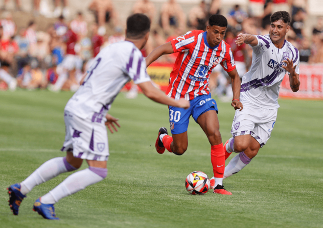 Jugada del Numancia-Atlético (FOTO: Atleti).