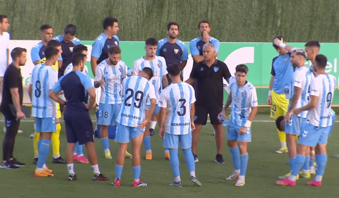 Atentos a Pellicer en el primer test de pretemporada en el Marbella Football Center.